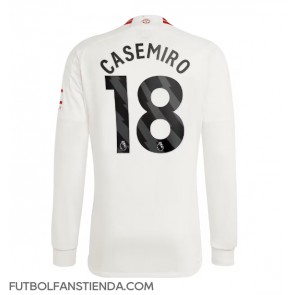Manchester United Casemiro #18 Tercera Equipación 2023-24 Manga Larga